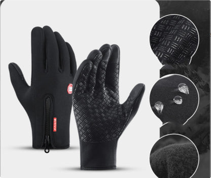 Winter Gloves Touch Screen Riding Motorcycle Sliding Waterproof Sports Gloves With Fleece by Jabula & Co