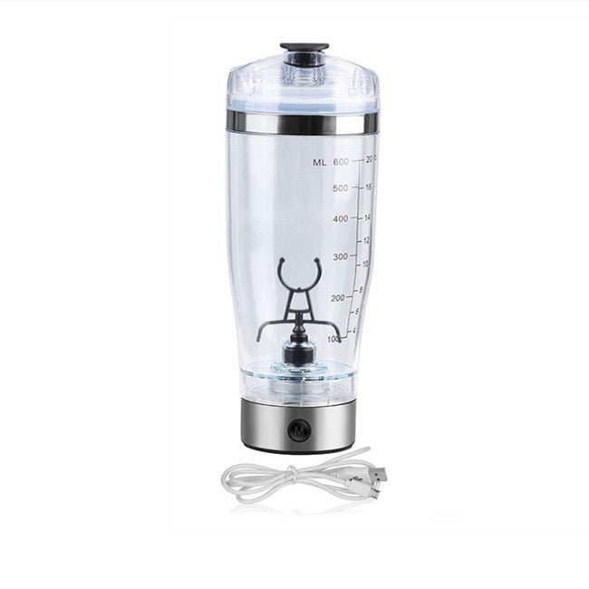 Electric Protein Shake Stirrer USB Shake Bottle Milk Coffee Blender Kettle Sports And Fitness Charging Electric Shaker Cup - Jabula & Co