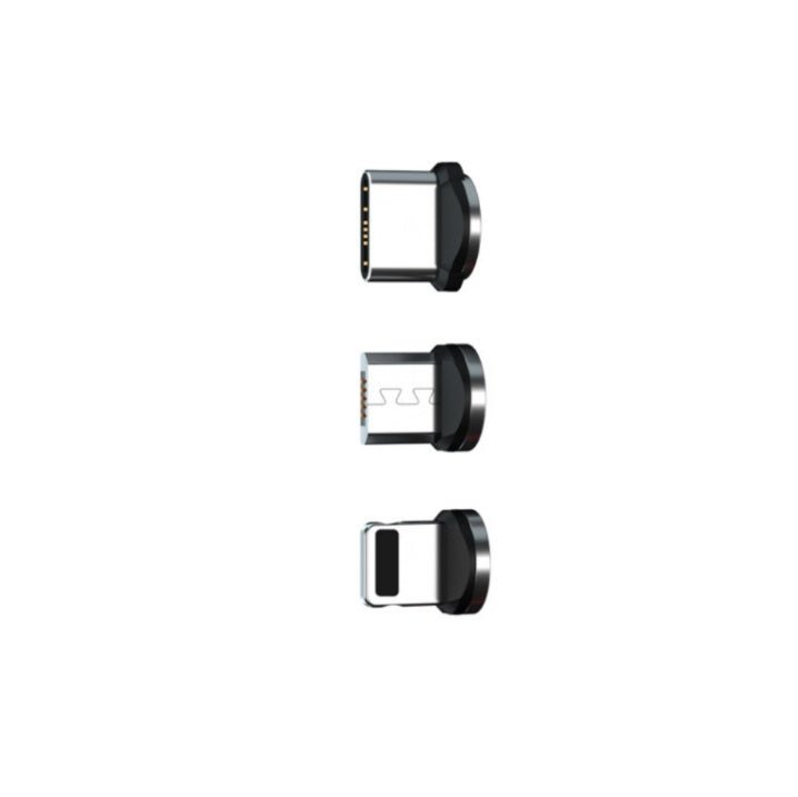Data Cable 540 Degree Blind Suction Round Magnetic Charging Cable Three-in-one Bent Magnetic Cable - Jabula & Co