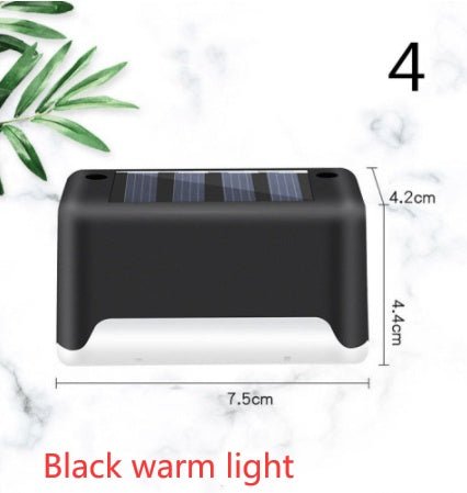 New Upgrade Waterproof LED Solar Fence Lamp Solar Deck Lights Solar Step Light Outdoor For Patio Stairs Garden Pathway Step Yard - Jabula & Co