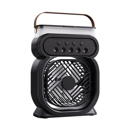 3 In 1 Portable Air Conditioner Evaporative Air Cooler LED Night Lights 3 Speeds Humidifier Fan For Home Office by Jabula & Co