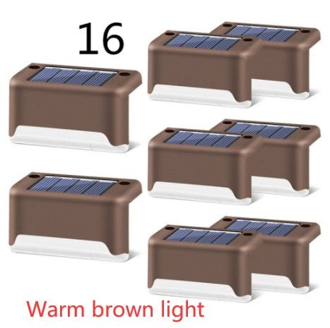 New Upgrade Waterproof LED Solar Fence Lamp Solar Deck Lights Solar Step Light Outdoor For Patio Stairs Garden Pathway Step Yard by Beckett