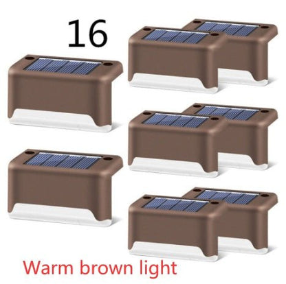 New Upgrade Waterproof LED Solar Fence Lamp Solar Deck Lights Solar Step Light Outdoor For Patio Stairs Garden Pathway Step Yard by Beckett