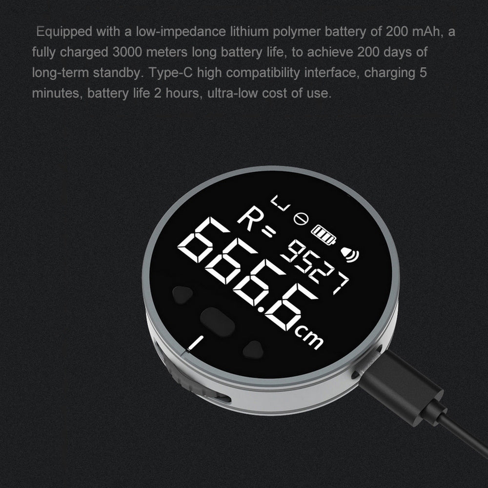 Distance Measuring Instrument Electronic Measuring Ruler Tape Measure High Definition Digital LCD High Precision Electronic Measuring Ruler Tool - Jabula & Co