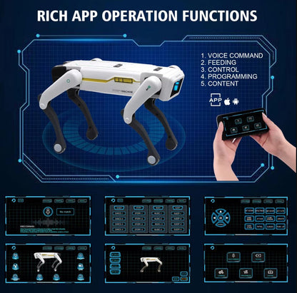 Intelligent AI RC Robot Dog Voice Dialogue APP Remote Control Programming Singin - Jabula & Co