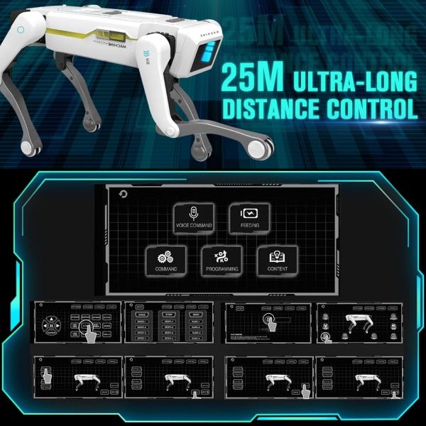 Intelligent AI RC Robot Dog Voice Dialogue APP Remote Control Programming Singin - Jabula & Co