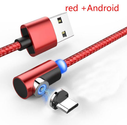 Nylon Braided Magnetic Mobile Phone Charging Cable - Jabula & CoNylon Braided Magnetic Mobile Phone Charging CableMagnetic Mobile Phone Charging CableJabula & CoJabula & CoNylon Braided Magnetic Mobile Phone Charging CableCJSJSJSJ00612-Red android-1 m10