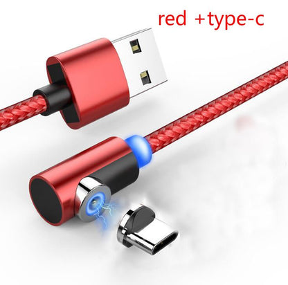 Nylon Braided Magnetic Mobile Phone Charging Cable - Jabula & CoNylon Braided Magnetic Mobile Phone Charging CableMagnetic Mobile Phone Charging CableJabula & CoJabula & CoNylon Braided Magnetic Mobile Phone Charging CableCJSJSJSJ00612-Red type c-1 m12
