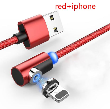 Nylon Braided Magnetic Mobile Phone Charging Cable - Jabula & CoNylon Braided Magnetic Mobile Phone Charging CableMagnetic Mobile Phone Charging CableJabula & CoJabula & CoNylon Braided Magnetic Mobile Phone Charging CableCJSJSJSJ00612-Red iphone-1 m11