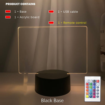 Rewritable Night Light With Display Panel - Jabula & CoRewritable Night Light With Display PanelRewritable Night Light With Display PaneJabula & CoJabula & CoRewritable Night Light With Display PanelCJSN146058501AZ6