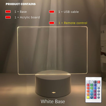 Rewritable Night Light With Display Panel - Jabula & CoRewritable Night Light With Display PanelRewritable Night Light With Display PaneJabula & CoJabula & CoRewritable Night Light With Display PanelCJSN146058511KP16