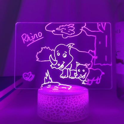 Rewritable Night Light With Display Panel - Jabula & CoRewritable Night Light With Display PanelRewritable Night Light With Display PaneJabula & CoJabula & CoRewritable Night Light With Display PanelCJSN146058505EV1