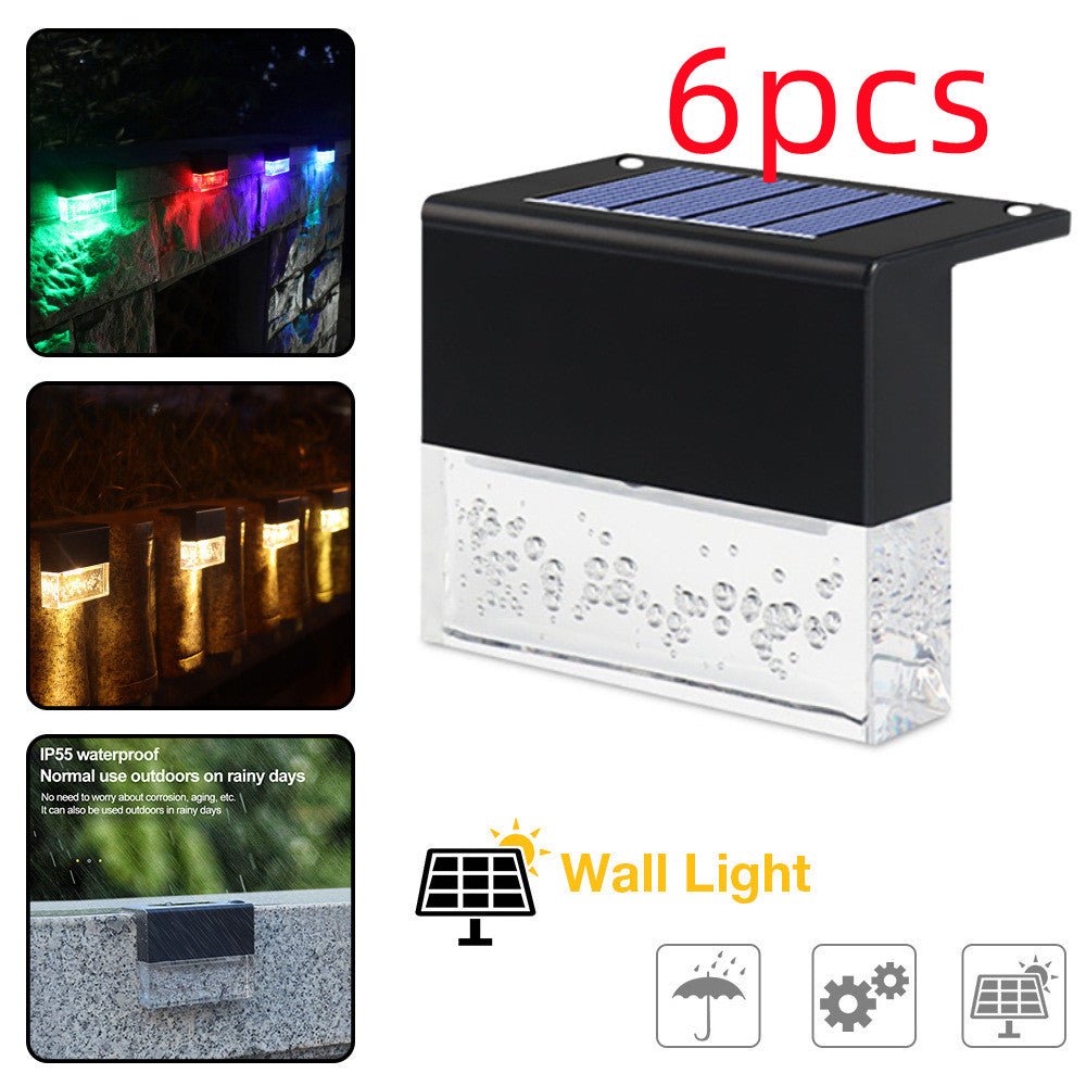 Waterproof New RGB LED Solar Light Step Fence Light - Jabula & CoWaterproof New RGB LED Solar Light Step Fence LightLED Solar Light Step Fence LightJabula & CoJabula & CoWaterproof New RGB LED Solar Light Step Fence LightCJLE101693104DW12