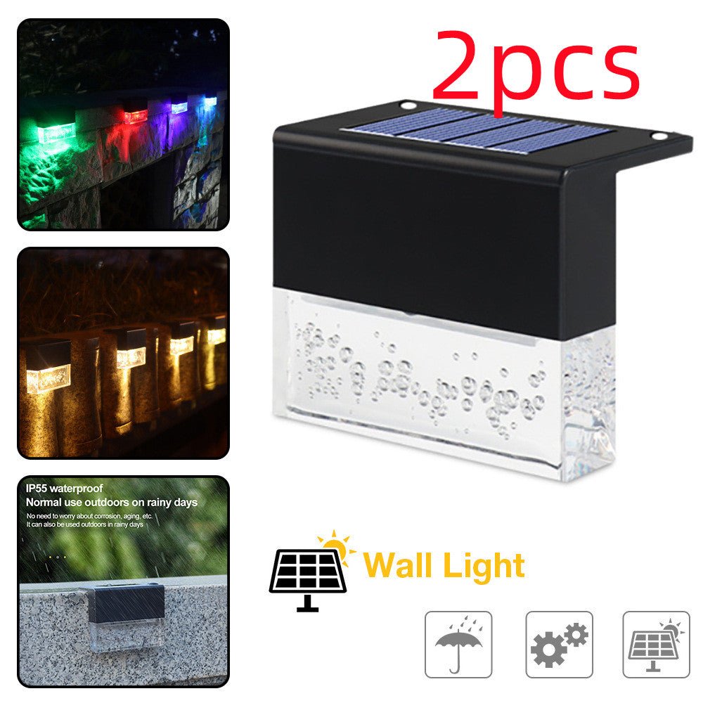 Waterproof New RGB LED Solar Light Step Fence Light - Jabula & CoWaterproof New RGB LED Solar Light Step Fence LightLED Solar Light Step Fence LightJabula & CoJabula & CoWaterproof New RGB LED Solar Light Step Fence LightCJLE101693101AZ4