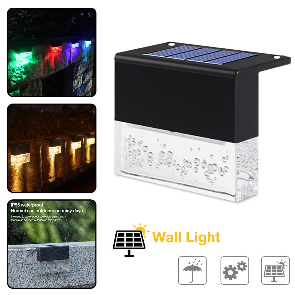 Waterproof New RGB LED Solar Light Step Fence Light - Jabula & CoWaterproof New RGB LED Solar Light Step Fence LightLED Solar Light Step Fence LightJabula & CoJabula & CoWaterproof New RGB LED Solar Light Step Fence LightCJLE101693101AZ9