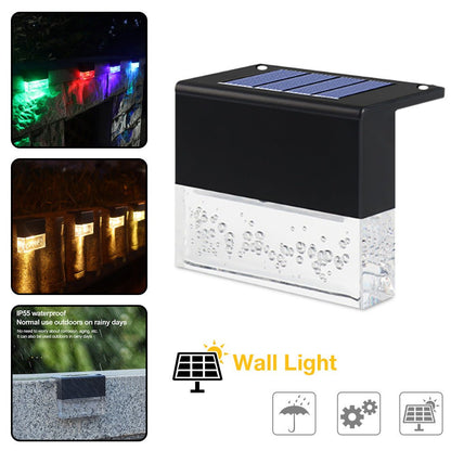 Waterproof New RGB LED Solar Light Step Fence Light - Jabula & CoWaterproof New RGB LED Solar Light Step Fence LightLED Solar Light Step Fence LightJabula & CoJabula & CoWaterproof New RGB LED Solar Light Step Fence LightCJLE101693101AZ9