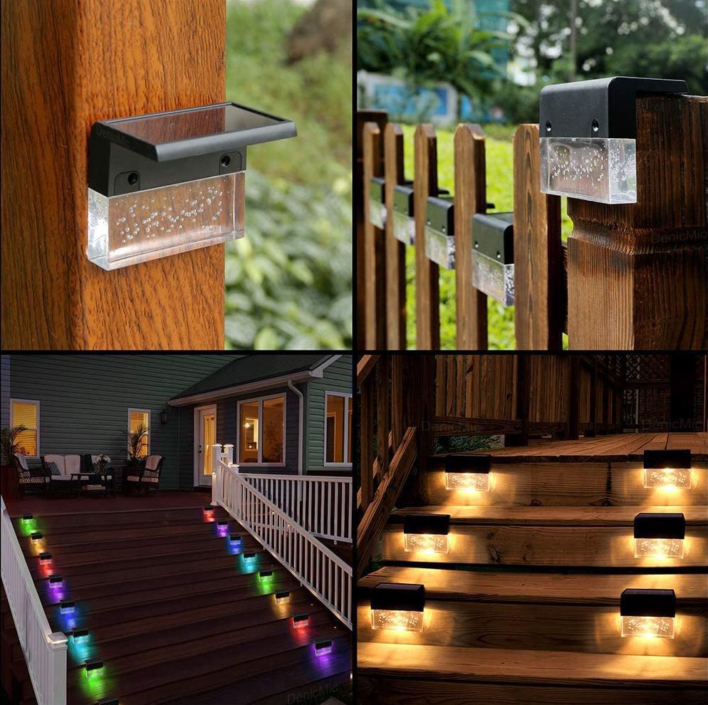 Waterproof New RGB LED Solar Light Step Fence Light - Jabula & CoWaterproof New RGB LED Solar Light Step Fence LightLED Solar Light Step Fence LightJabula & CoJabula & CoWaterproof New RGB LED Solar Light Step Fence LightCJLE101693101AZ5