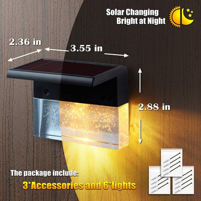 Waterproof New RGB LED Solar Light Step Fence Light - Jabula & CoWaterproof New RGB LED Solar Light Step Fence LightLED Solar Light Step Fence LightJabula & CoJabula & CoWaterproof New RGB LED Solar Light Step Fence LightCJLE101693101AZ7