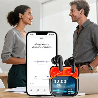 Wireless BT AI Translation Earbuds 144 - Language Real - time Translation Headphones - Jabula & Co